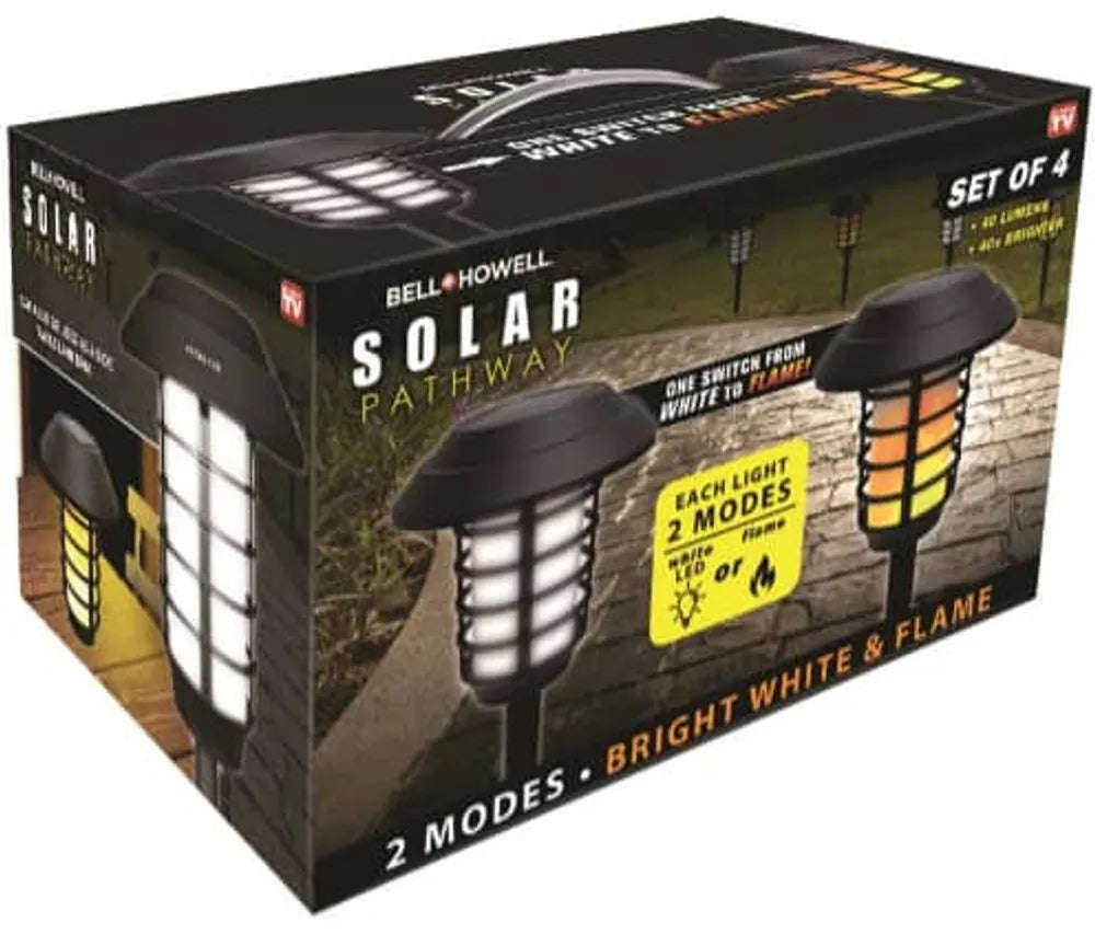 Solar Garden Lantern 2pc Set
