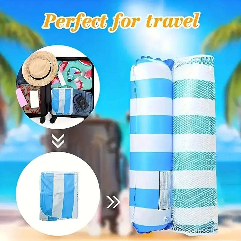 MHome Inflatable Floating Bed  Swimming Pool Hammock Lounger