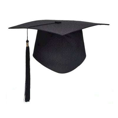 Black Graduation Hat With Tassel