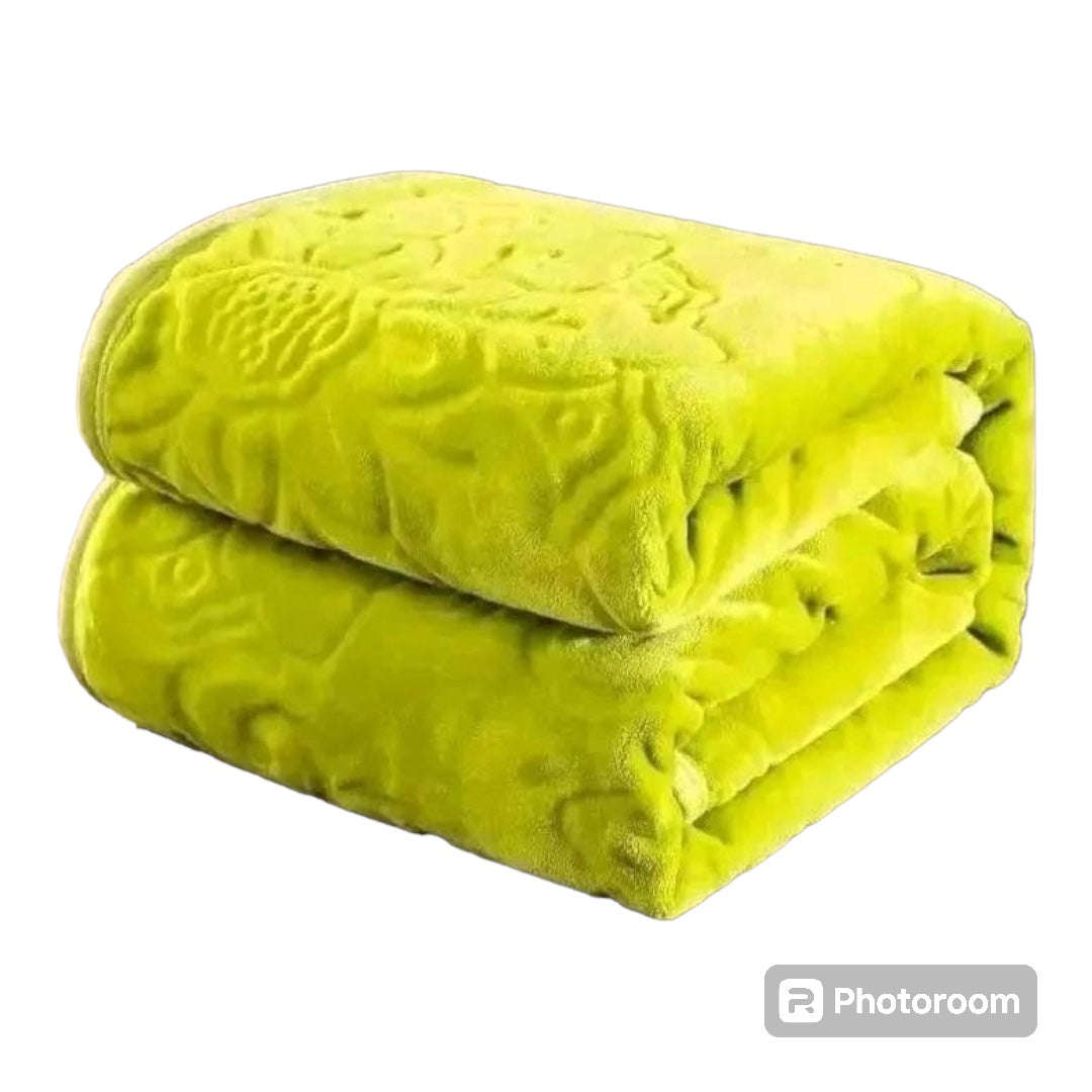 Warm Winter Blankets DBL With Hearts Prints