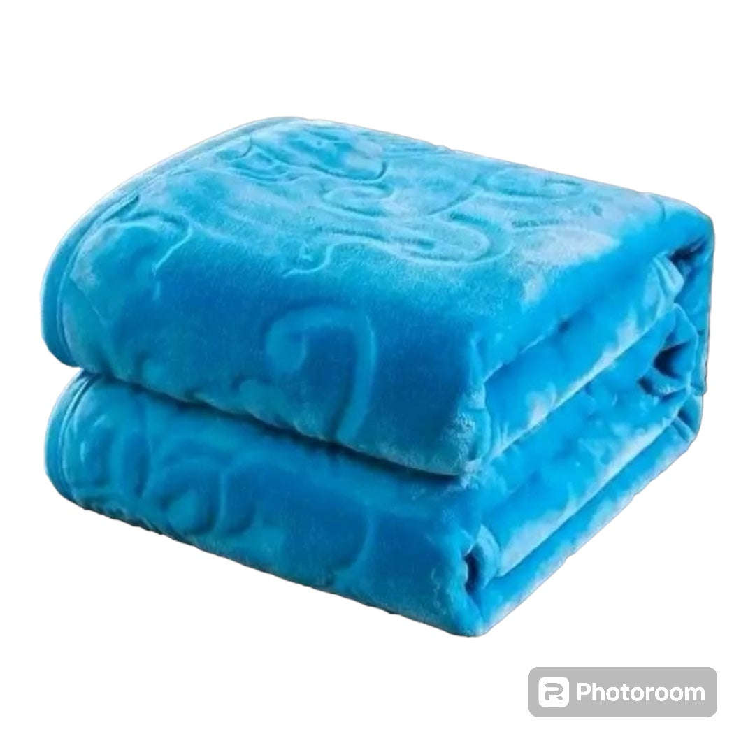 Warm Winter Blankets DBL With Hearts Prints