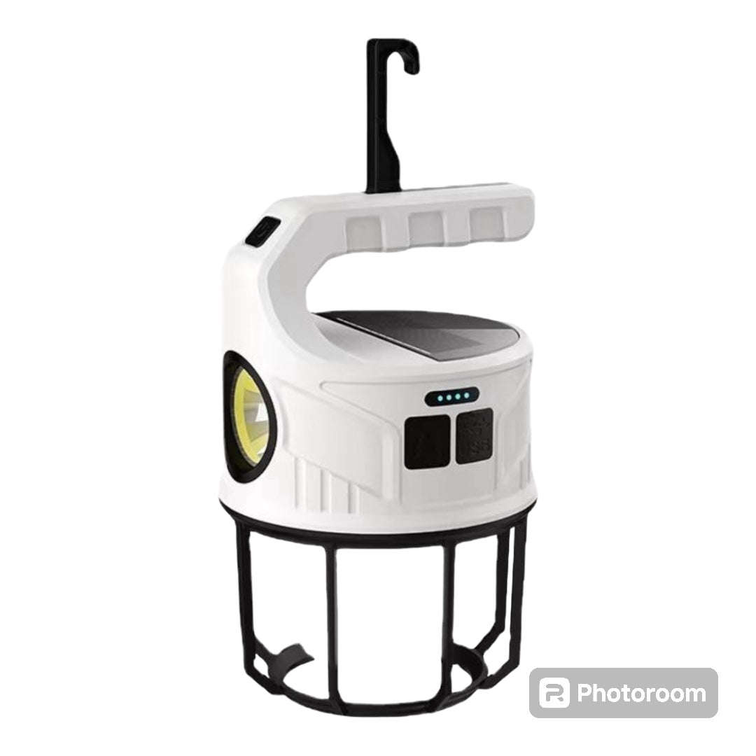 Outdoor Camping Multi-function Lantern-Solar & Type-C charging with hook