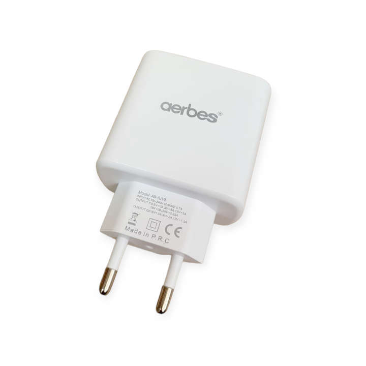 Aerbes AB-SJ19 PD 45W + 18W QC3.0 Qualcom Quick Travel Charger
