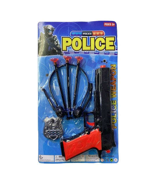 Police Toys - Police Dart Gun Set + Badge