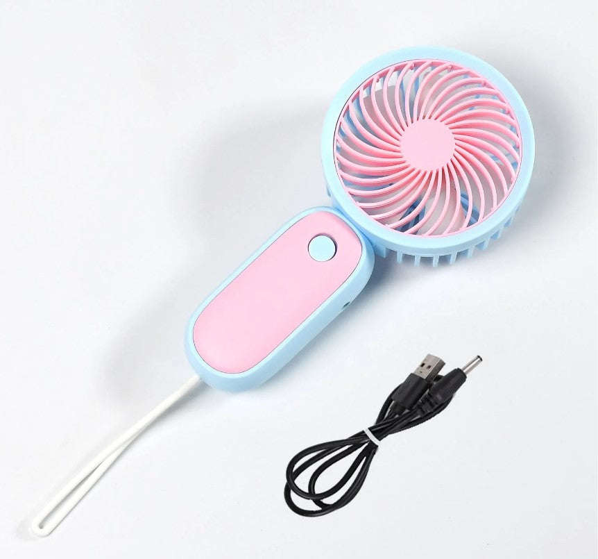 Minimalist Hand Held Portable Rechargeable Fan