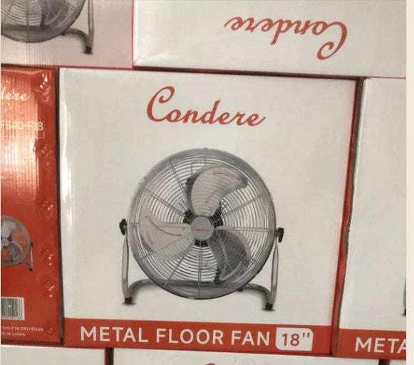 Condere Floor Fan Metal 18"