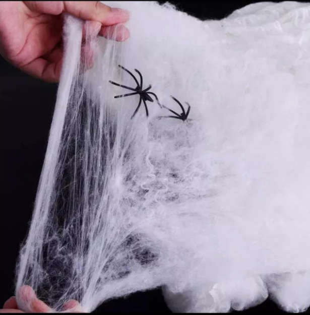 Halloween Decoration Cotton Thread Spider Web