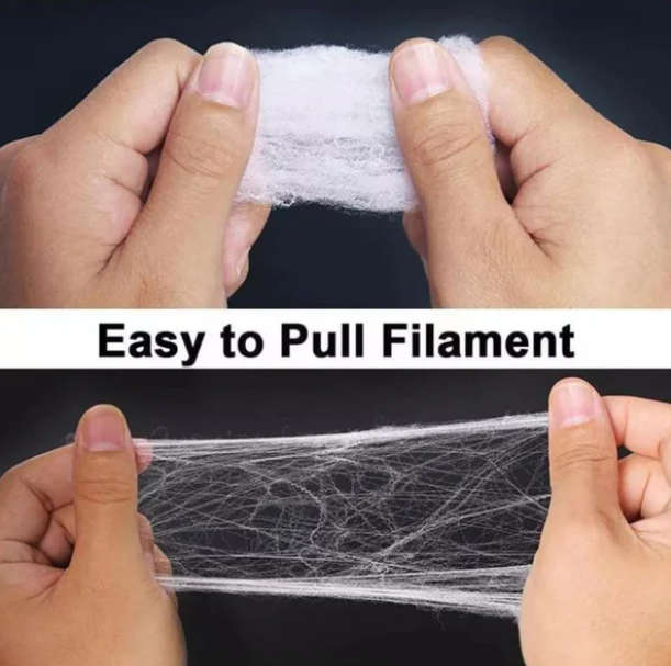 Halloween Decoration Cotton Thread Spider Web