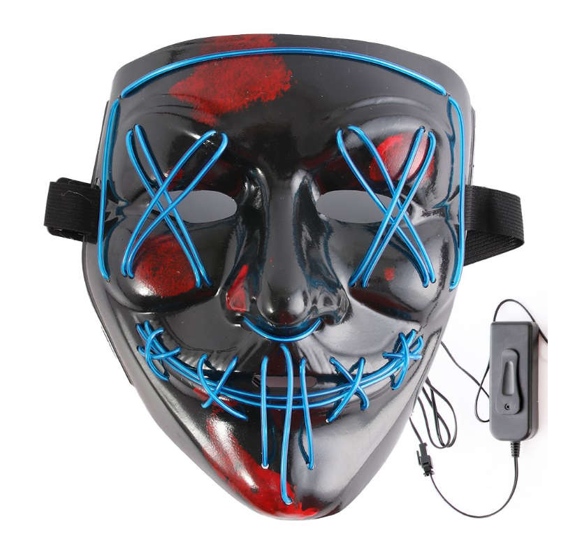 Purge Anarchy LED Light Up Cosplay Mask with Control Box - Various Options