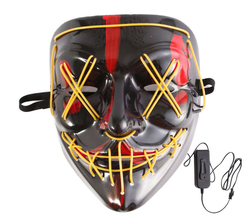 Purge Anarchy LED Light Up Cosplay Mask with Control Box - Various Options