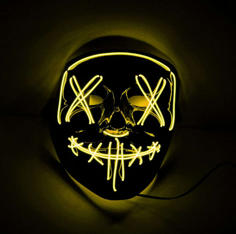 Purge Anarchy LED Light Up Cosplay Mask with Control Box - Various Options