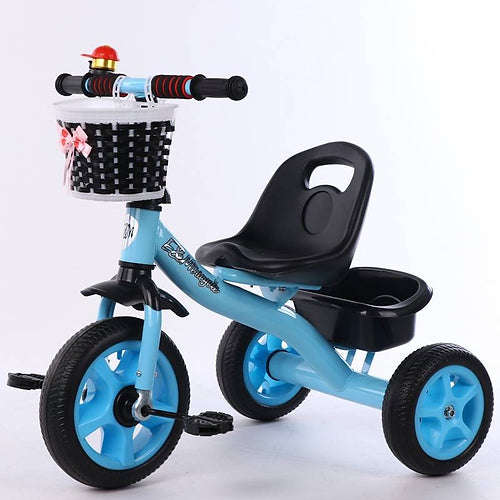 Tricycle Kid's Trike with Parental Adjust Push Handle Children Tricycle/Bicycle for Kid's Ride on...