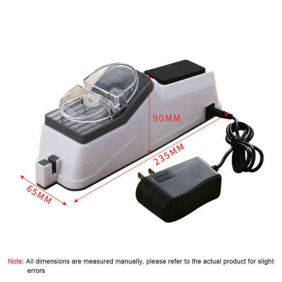 MHOME Electric Knife Sharpener  Double-Sided Pro Sharpening Tool for Knives & Scissors