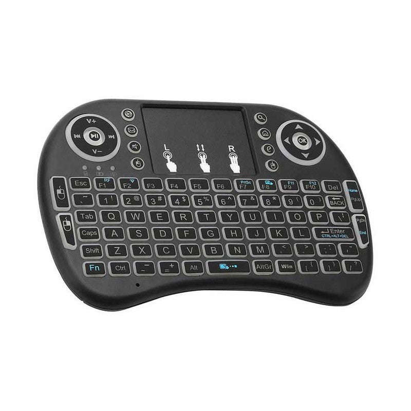 MTech i8 Mini Wireless Keyboard with Backlit Keys & Touchpad (2.4GHz)