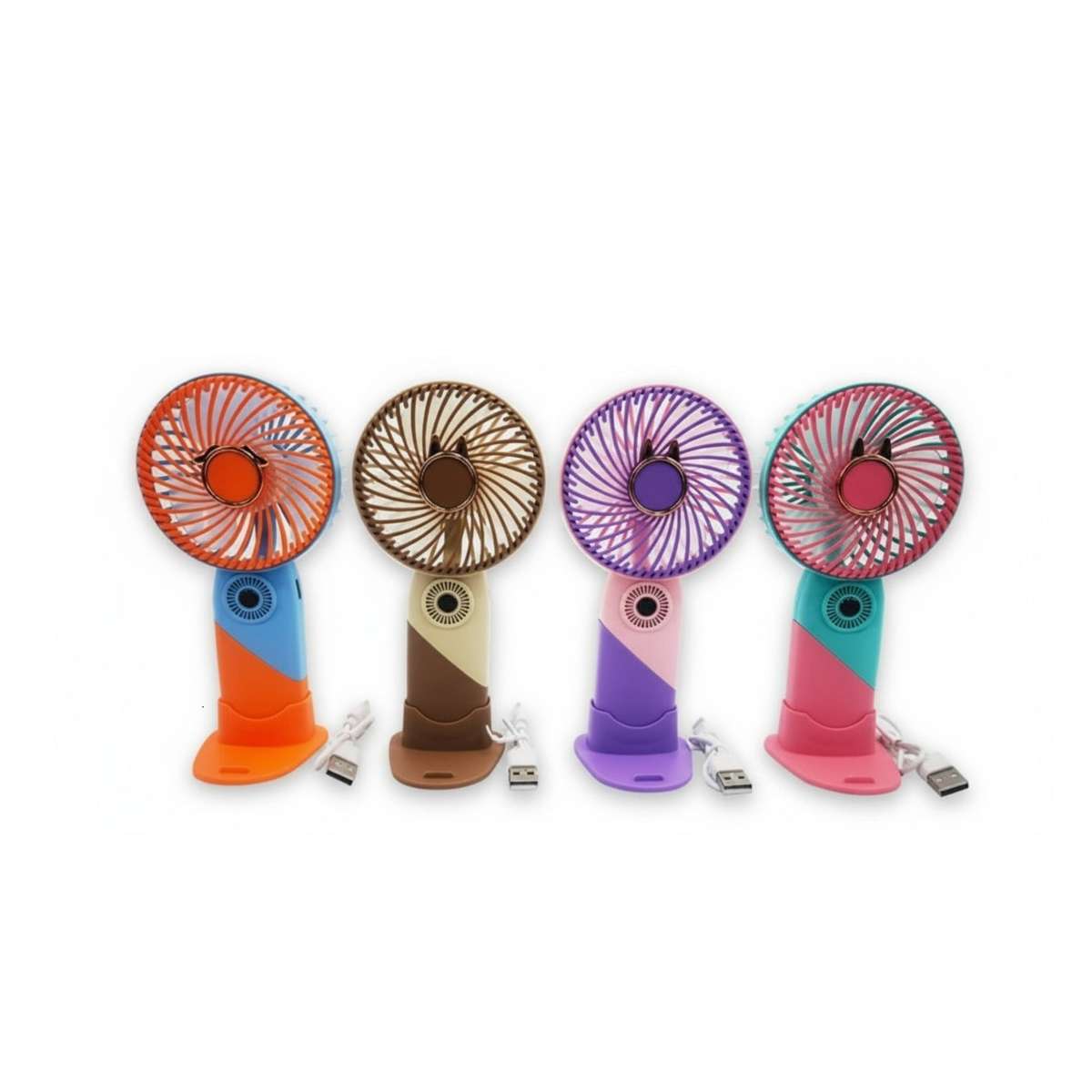 BreezePop Mini Fan  3-Speed Rechargeable Handheld Fan
