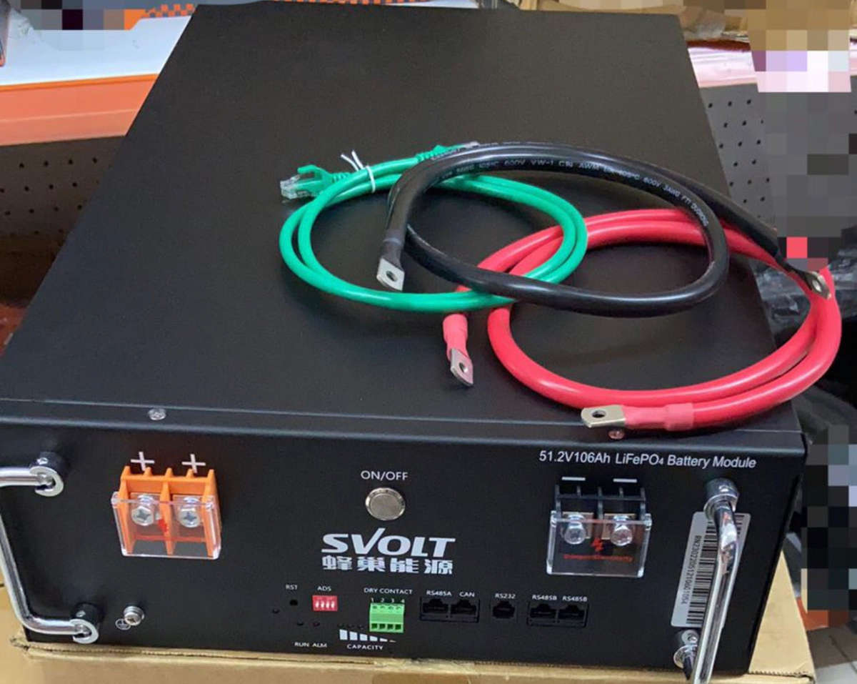 Solar -  SVOLT 51.2V 106Ah A-Grade Lithium Battery