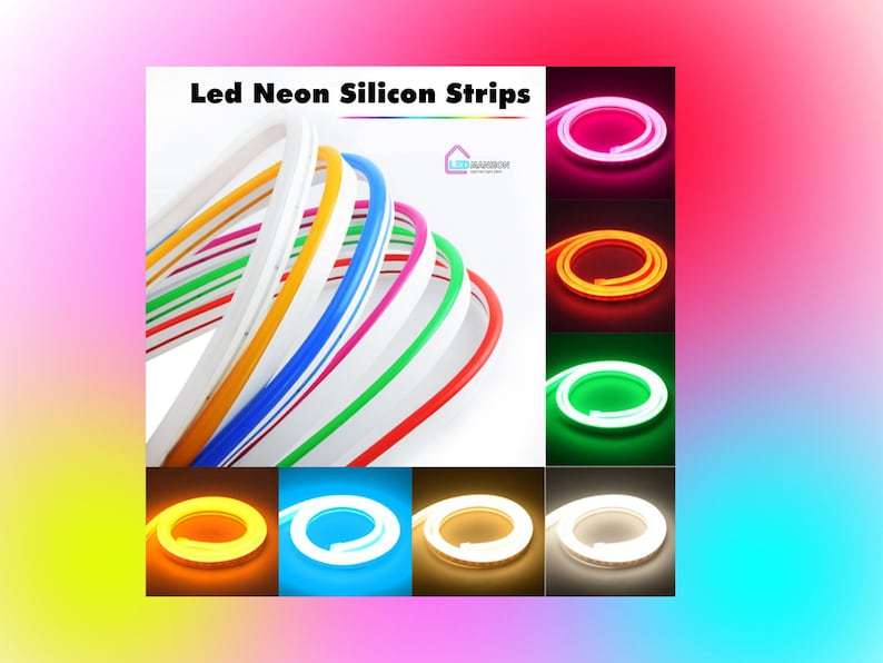 Neon Flex Led Strip 5Meters 12v Waterproof outdoor ip65 modabe for Neon Sign