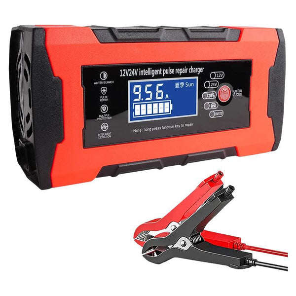 GEL & AGM 12V and 24V Auto Sense Intelligent Pulse Repair Battery Charger