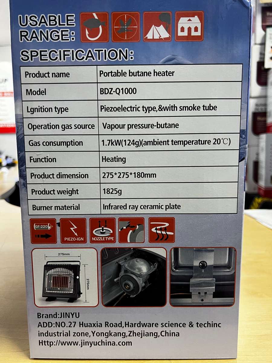 Outdoor Freestanding Including FREE Canister Heater