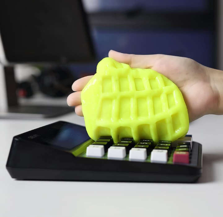 Keyboard Cleaner Soft Gel Dust Cleaning Reusable Car Dashboard Dirt Remover Laptop Sponge Remover...