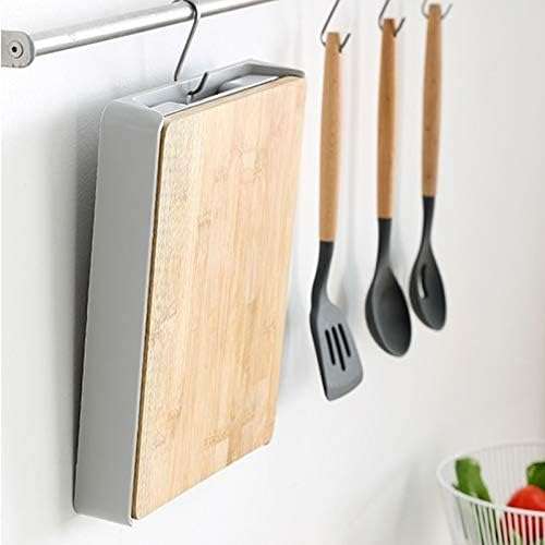 MHome Bamboo Cutting Board with Slide-Out Tray