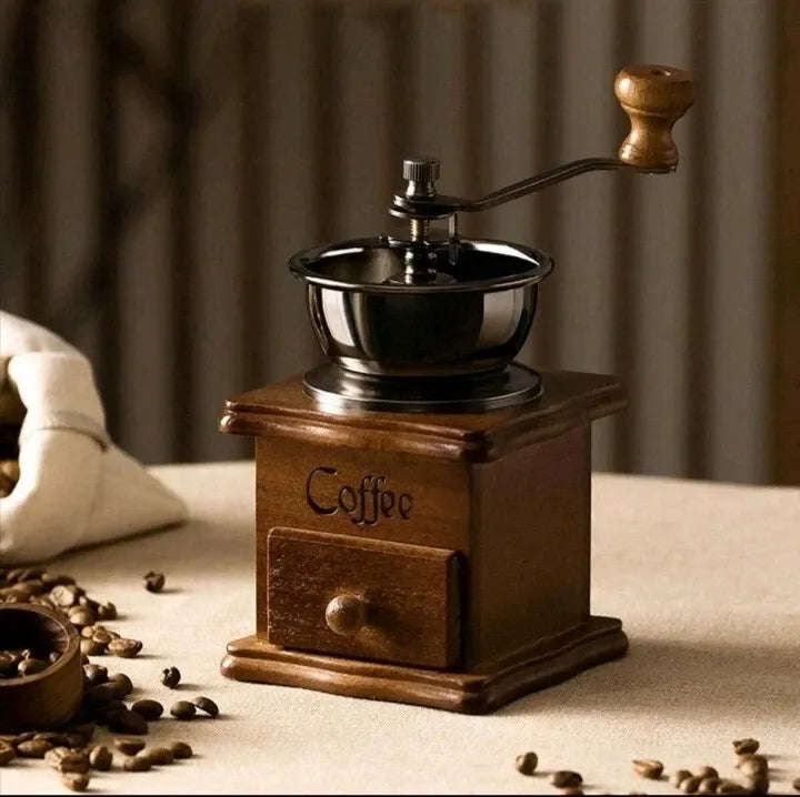 MHome Manual Coffee Mill Grinder with Adjustable Ceramic Burr