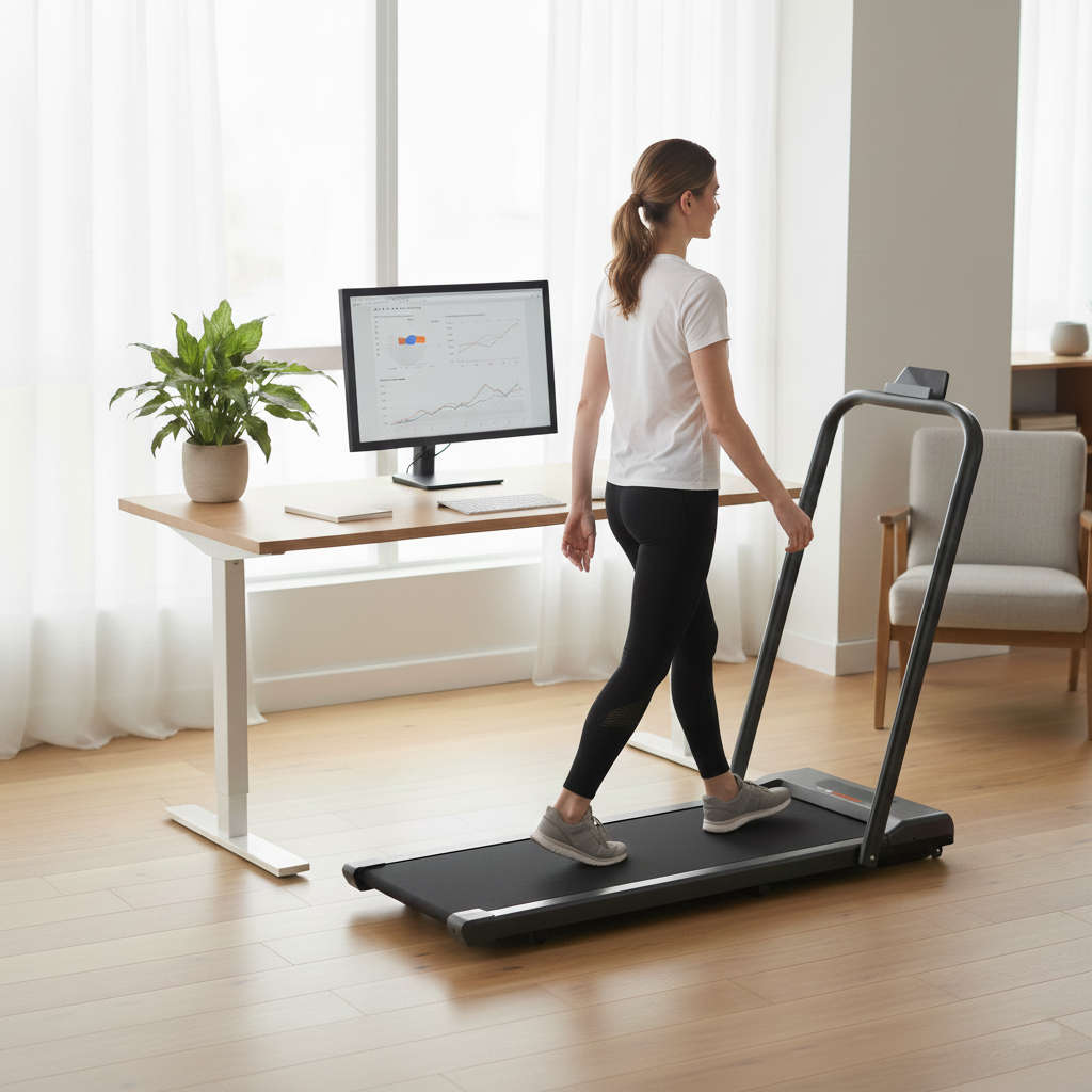 Mini Walking Pad  Compact, Quiet & Home-Friendly Walking Treadmill