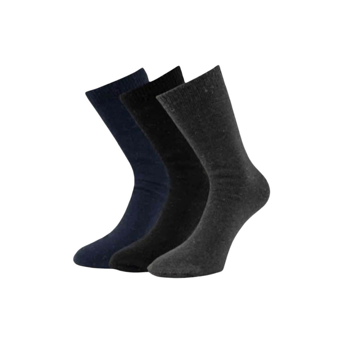 Thermal Multi-Colour Winter Socks  3 Pairs (UK 611) | Heavy Duty Warm Wool Blend Work Socks