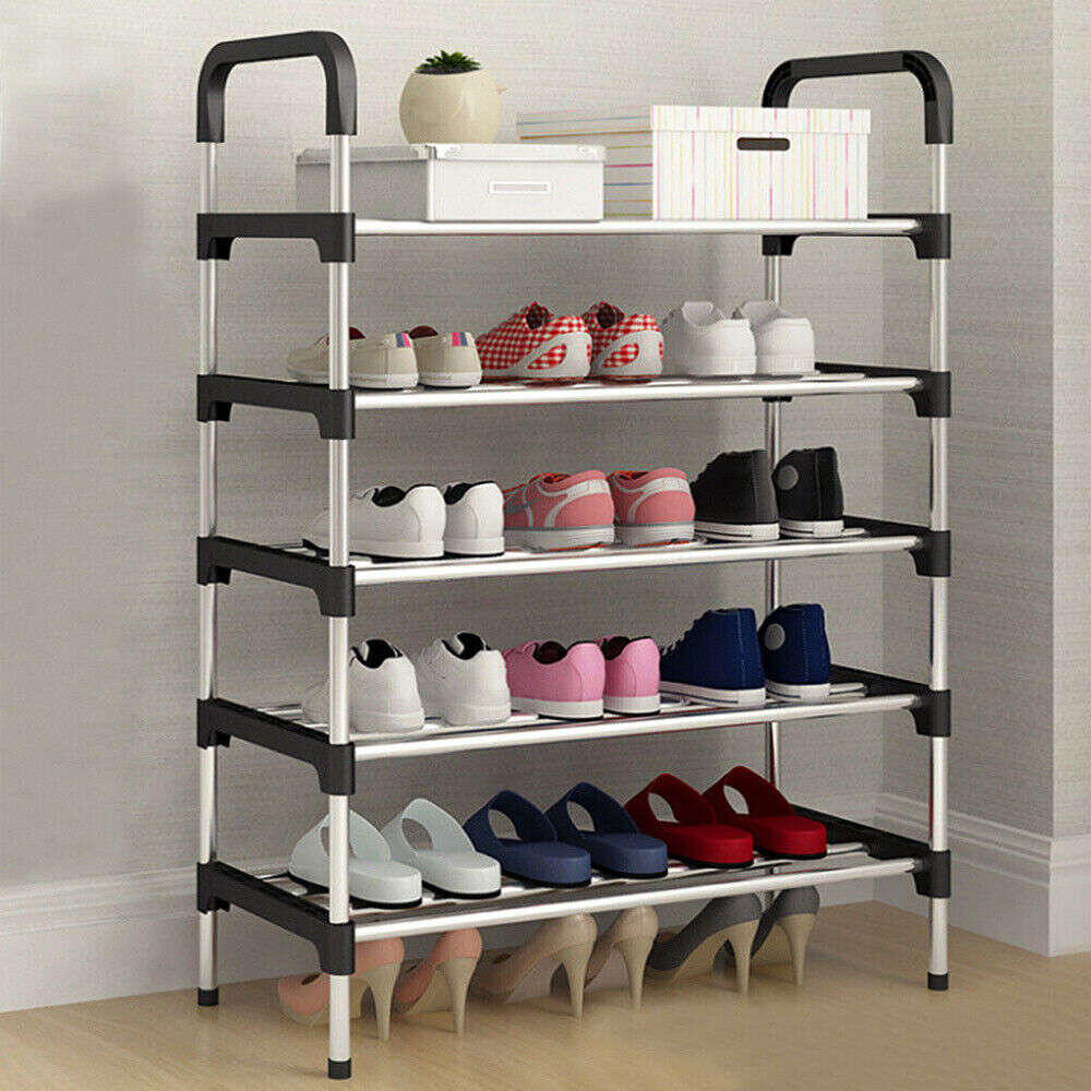 MHome Delicate 4 Or 5-Tier Shoe Rack Organizer  Space-Saving Design