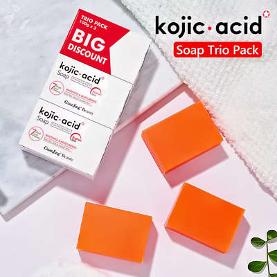 Kojic Acid Soap Skin Lightening - 3pcs Pack