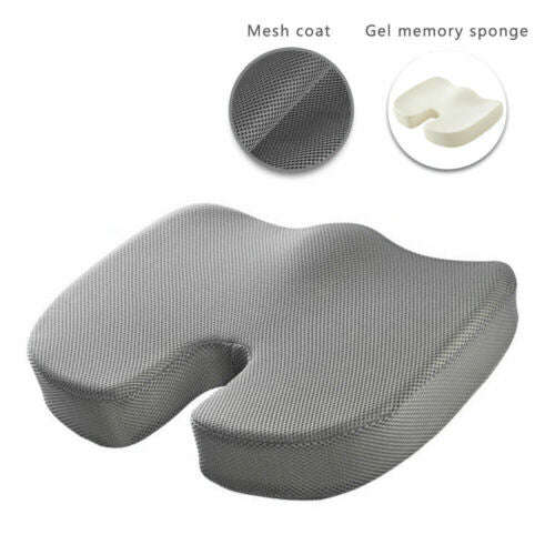 Memory Foam Seat Cushion-Grey