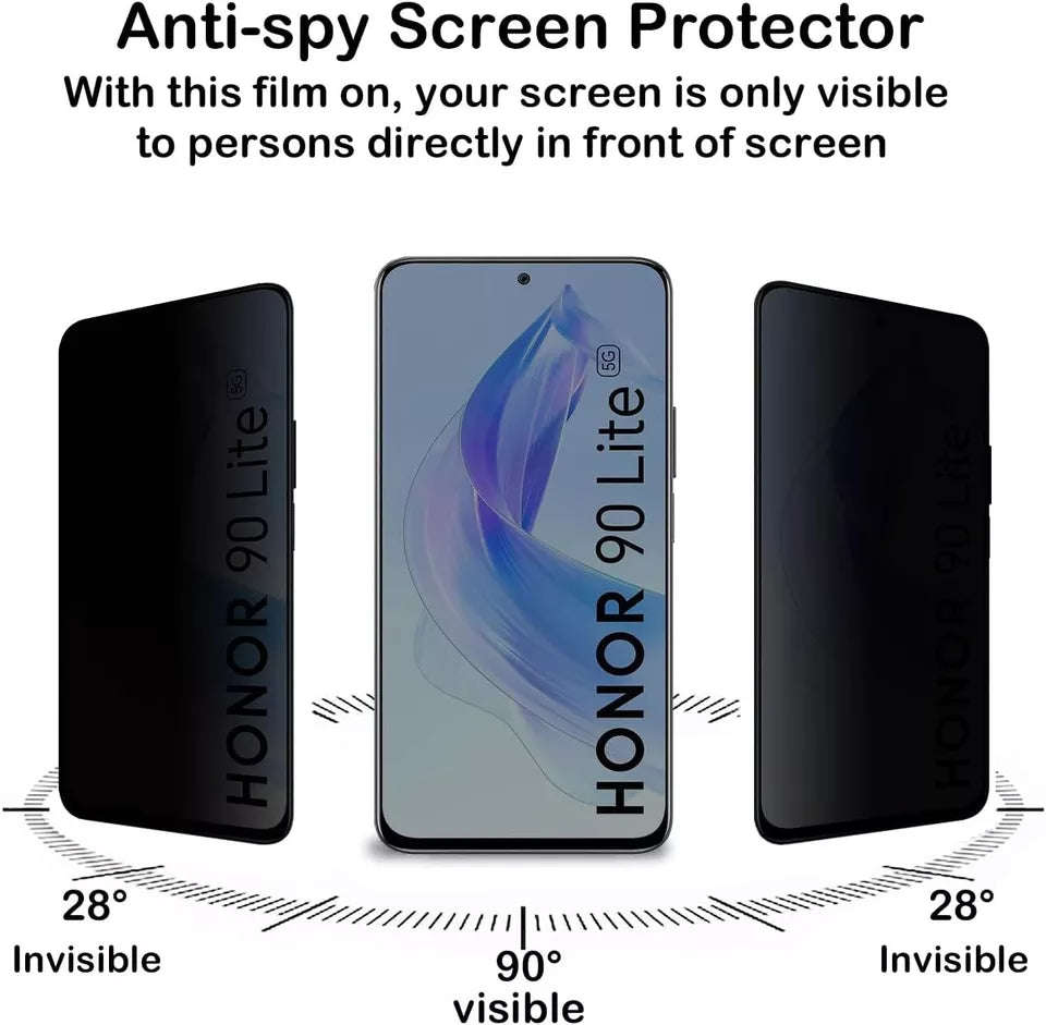 Privacy Anti-Spy Glass Screen Protector For Honor 90