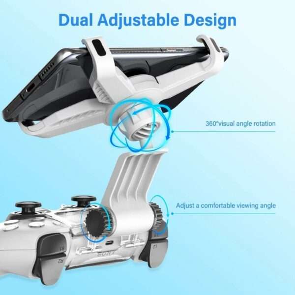 DOBE Mobile Phone Game Clip for PS5 Controller Multi-directional Adjustable