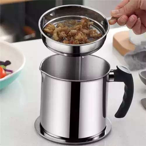 Stainless Steel Oil Strainer 1.4L