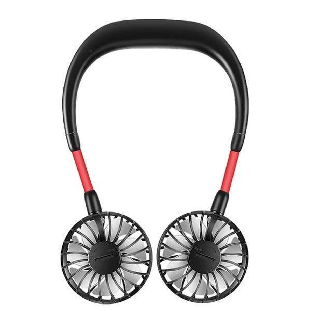 USBPortable Fan Cold Fan Hands Free Neck Fan Hanging Rechargeable Mini Sports Fan