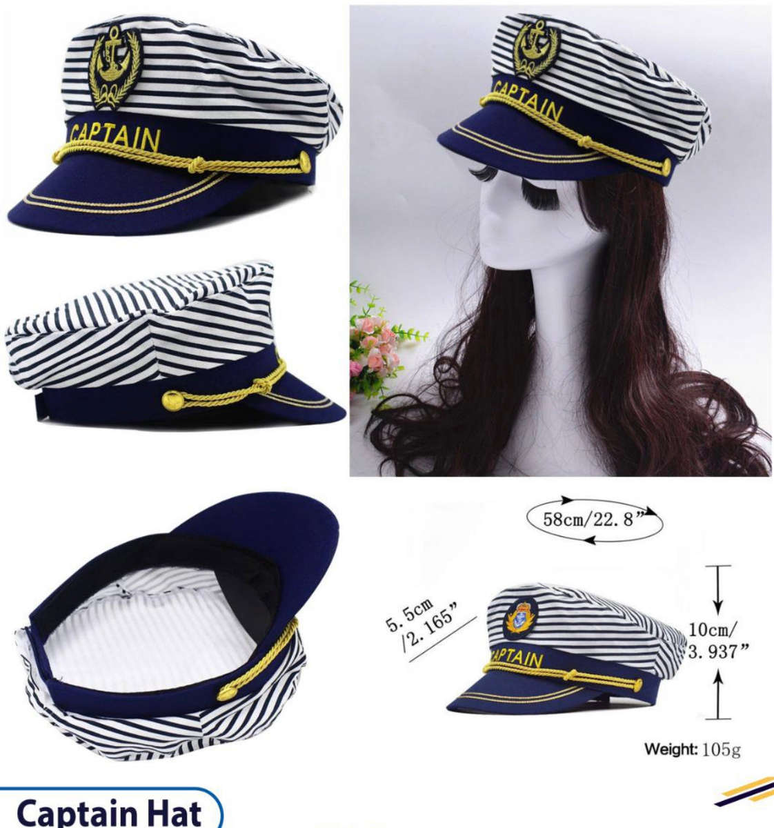 Navy Captain Hat
