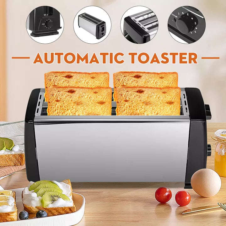 Automatic Toaster 220V - 4 Slices Bread Toaster