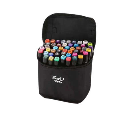 Pieces Of Double Head Alcohol Oil Color Art Marker Set 60pc set