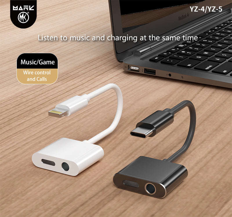 Metal 2 in 1 Audio Converter - Type-C