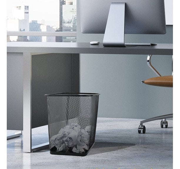 Metal Mesh Waste Bin - Round Bin