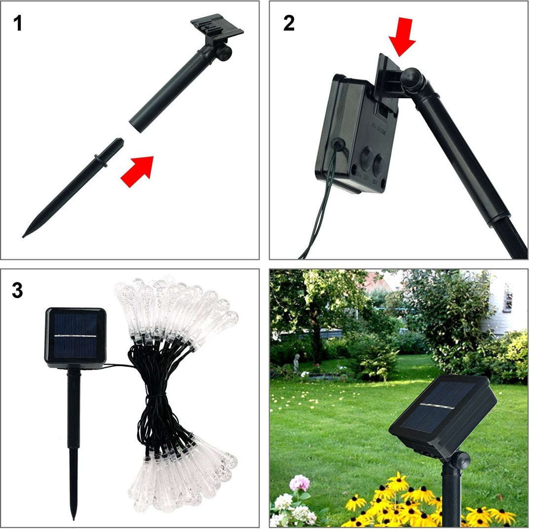 String Solar Lights 20LED