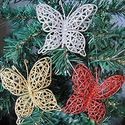 Christmas Butterfly Ornaments