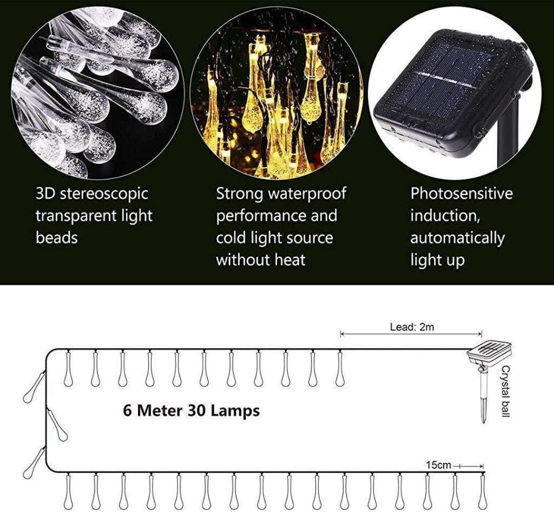 String Solar Lights 20LED