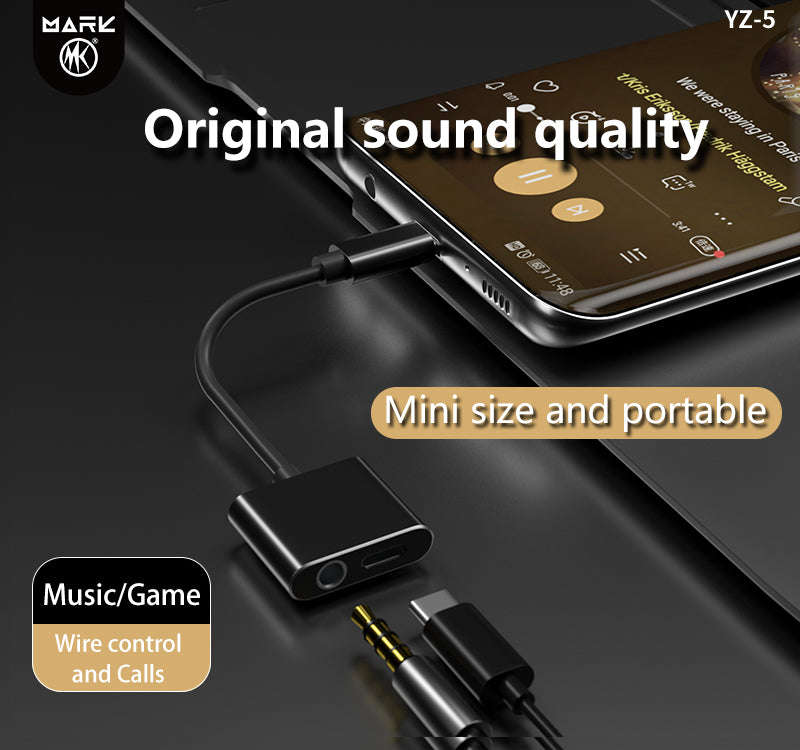 Metal 2 in 1 Audio Converter - Type-C