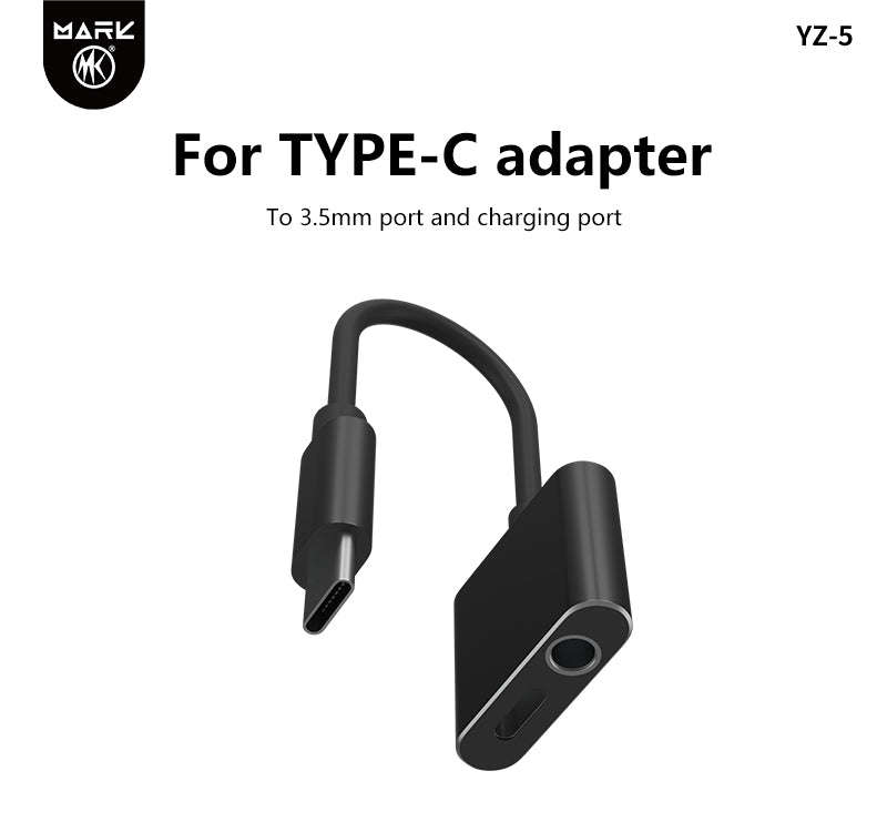 Metal 2 in 1 Audio Converter - Type-C