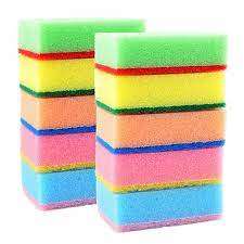 Bulk Pack x 10 Foam Sponge Scourers