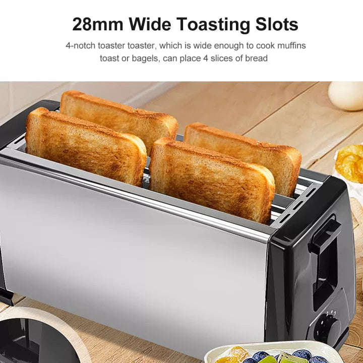 Automatic Toaster 220V - 4 Slices Bread Toaster