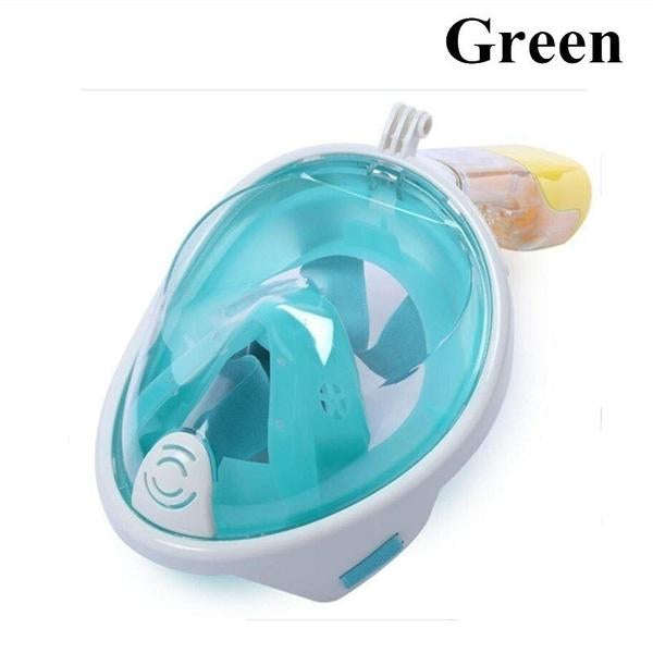 Anti-Fog Summer Swimming Full Face Mask Surface Diving Snorkel Scuba for GoP