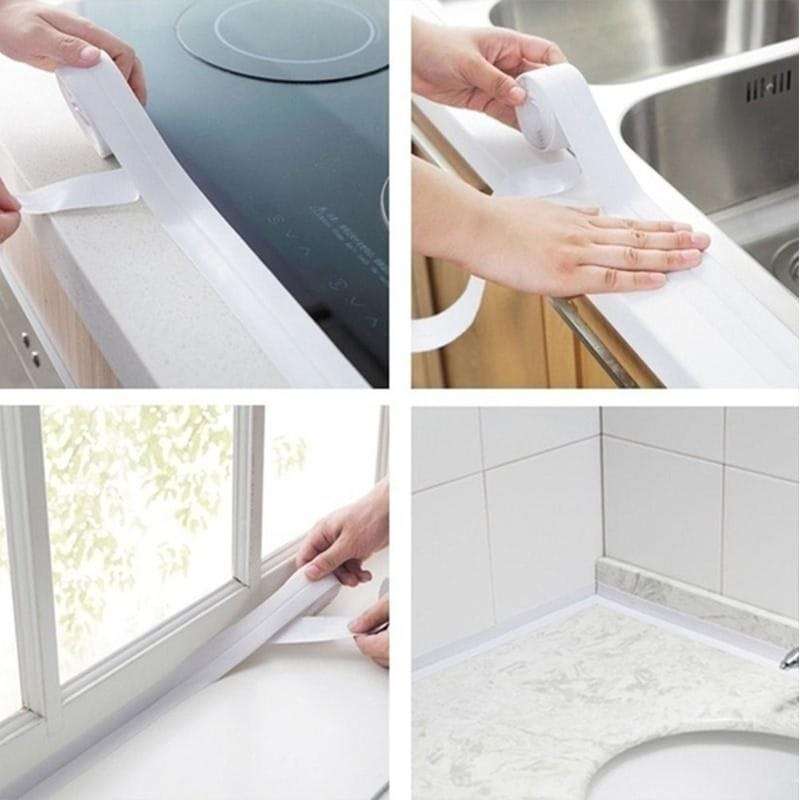 Waterproof Self-Adhesive Caulk Strip Sealing Tape for Kitchen And Bathroom