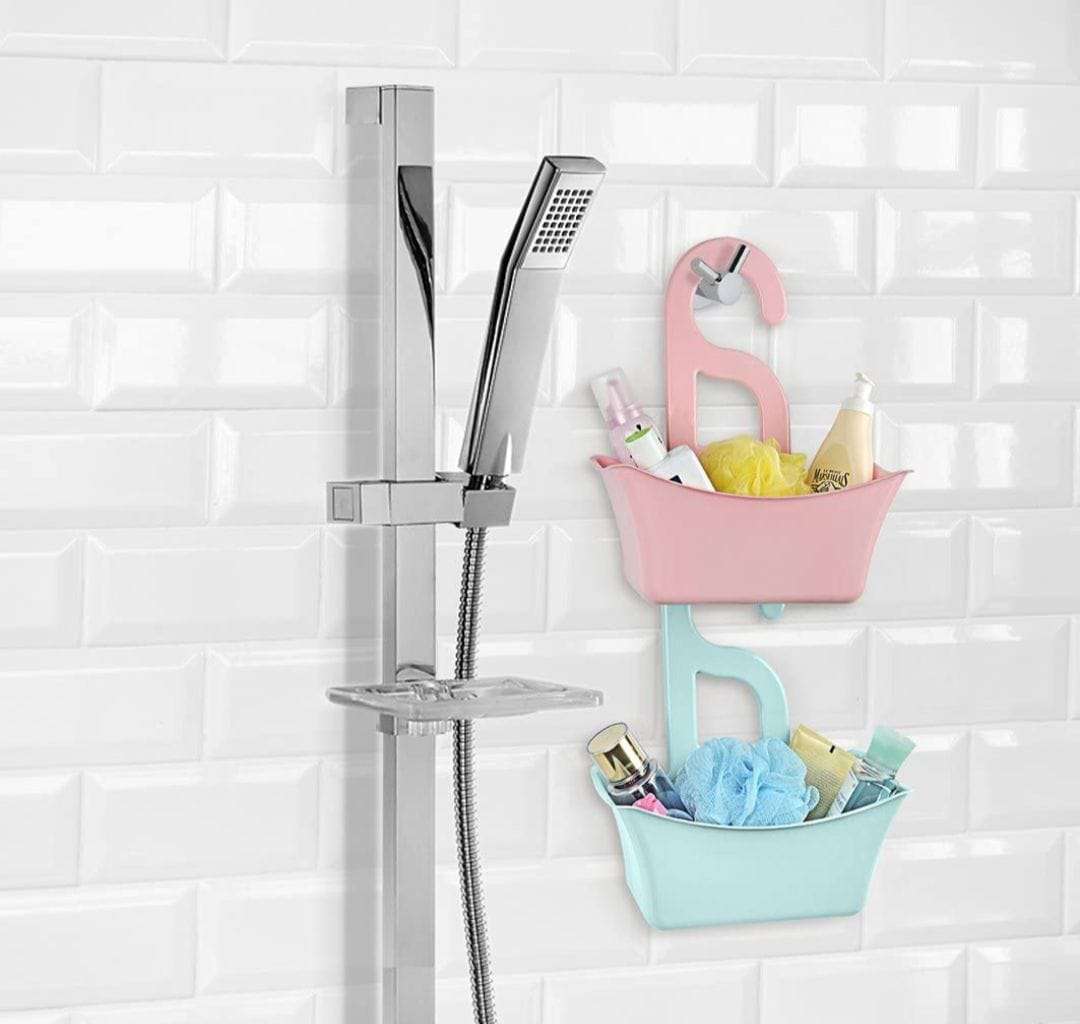 Multi Purpose Bathroom Basket - PINK